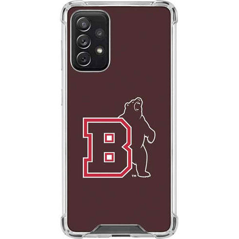 Brown University Bears Logo Galaxy A72 5G Clear Case
